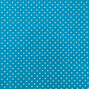 Feltro Azul Celeste Com Bolinhas 