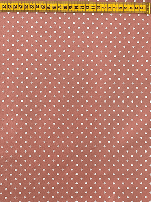 Feltro Rosa Velho Com Bolinhas 