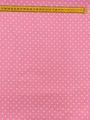 Feltro Rosa Com Bolinhas 