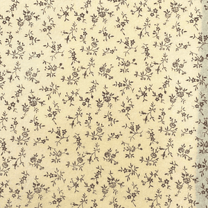 Feltro Cor De Marfim Com Ramagens 