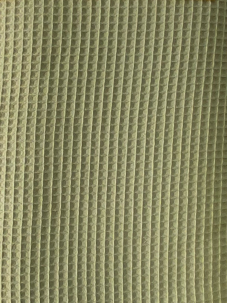 Tecido Waffle Verde Kaki 1