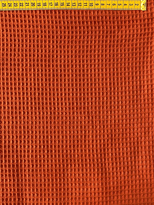Tecido Waffle Terra Cota
