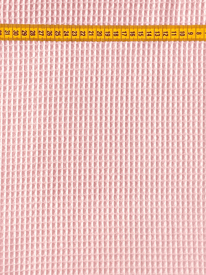 Tecido Waffle Rosa Bebe 
