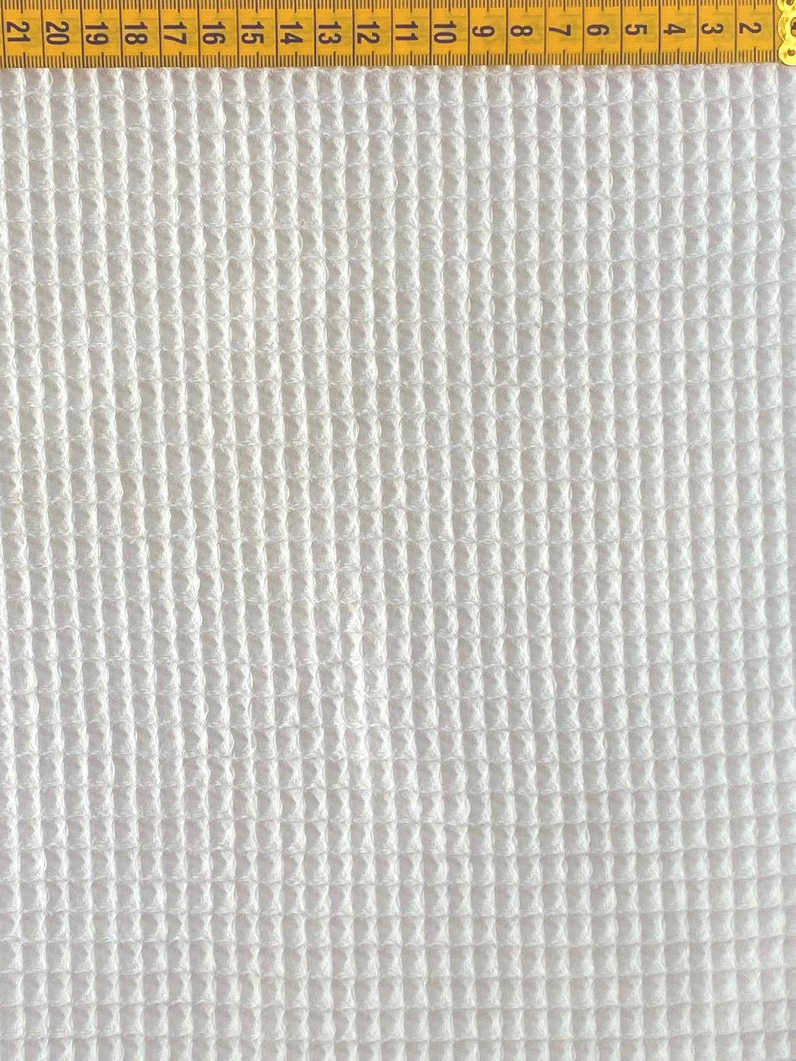 Tecido Waffle Branco  1