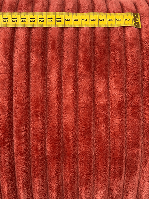 Pelúcia Riscado Cor De Tijolo  