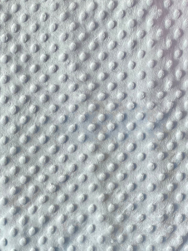 Tecido Minky Azul Bebe  1