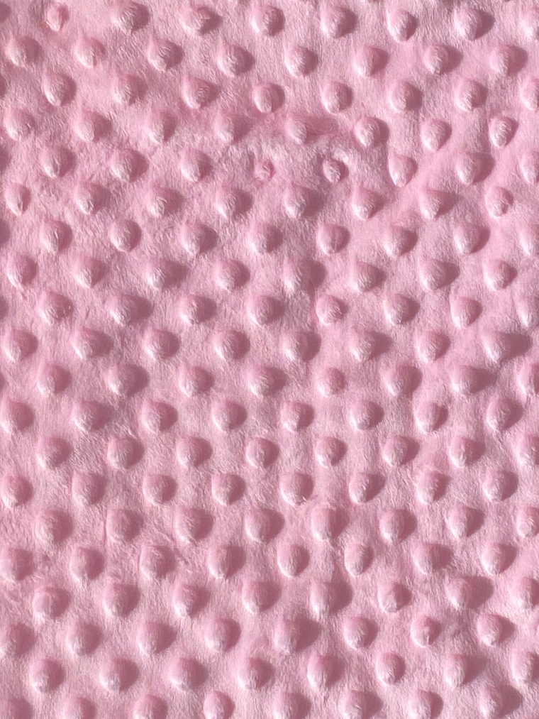 Tecido Minky Rosa  1