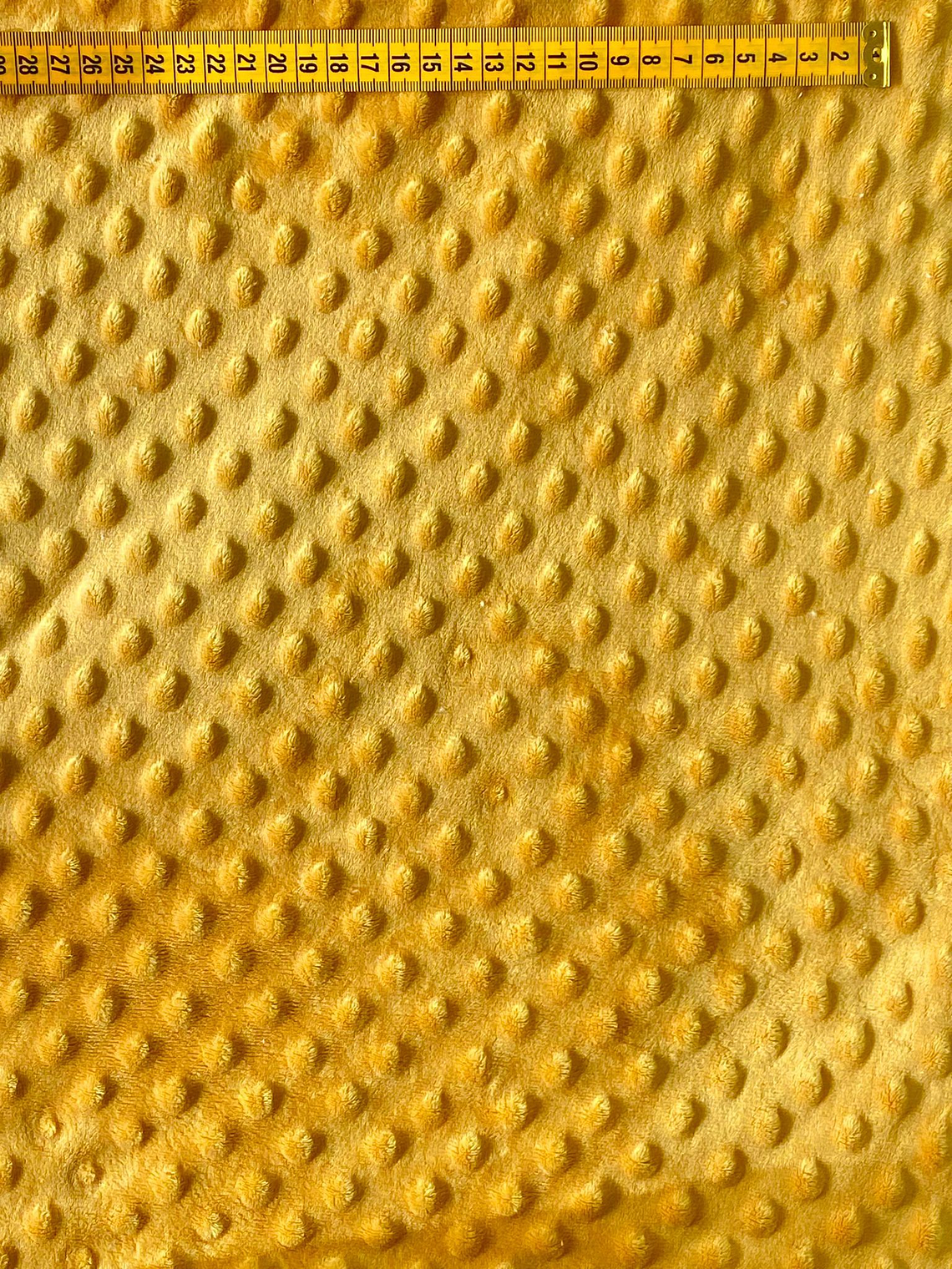 Tecido Minky Ocre  1