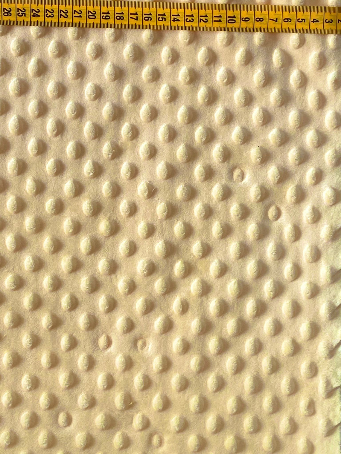 Tecido Minky Amarelo Bebe  1