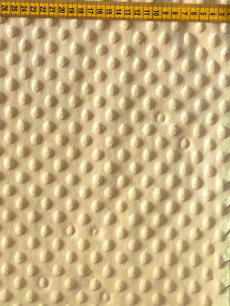 Tecido Minky Amarelo Bebe  1