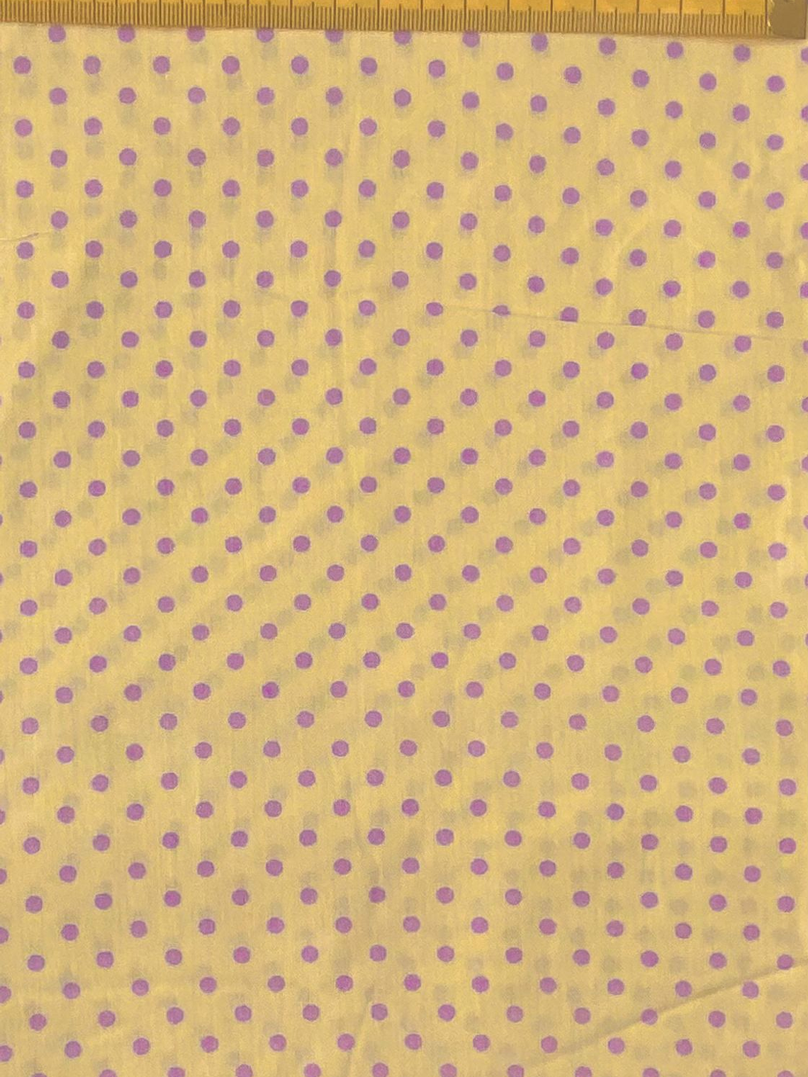 Tecido Amarelo Com Bolinhas 1