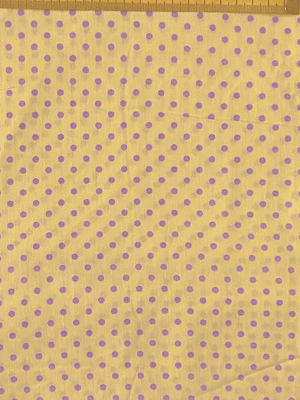 Tecido Amarelo Com Bolinhas