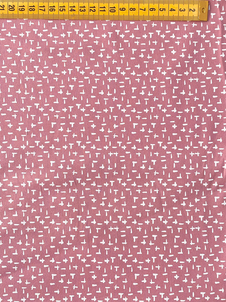 Tecido Padrão Abstrato Rosa 1