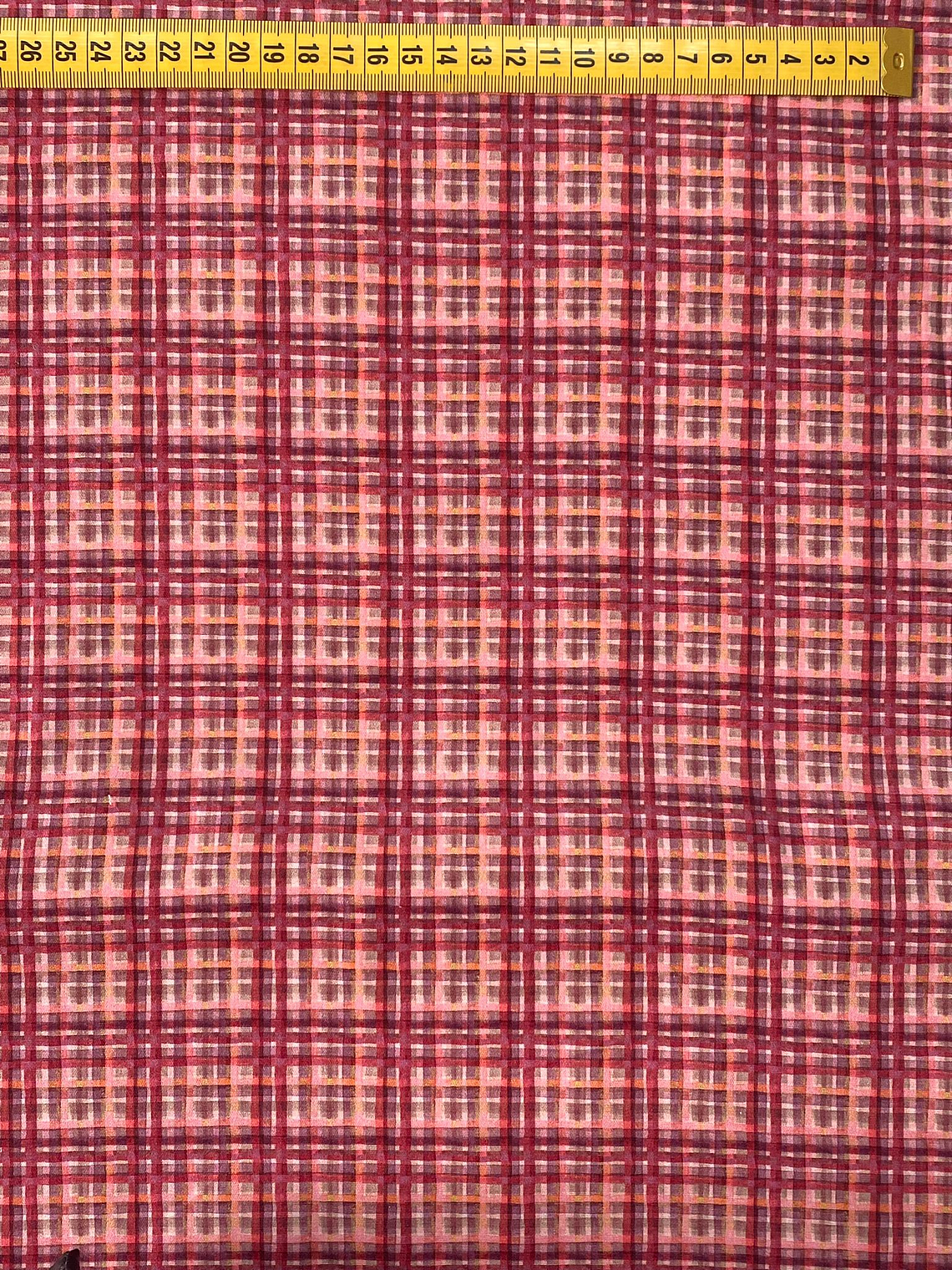 Tecido Quadriculado Vermelho  1