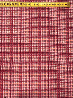 Tecido Quadriculado Vermelho 