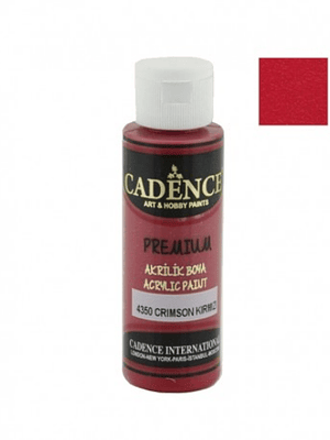 Premium vermelho carmesim Cadence