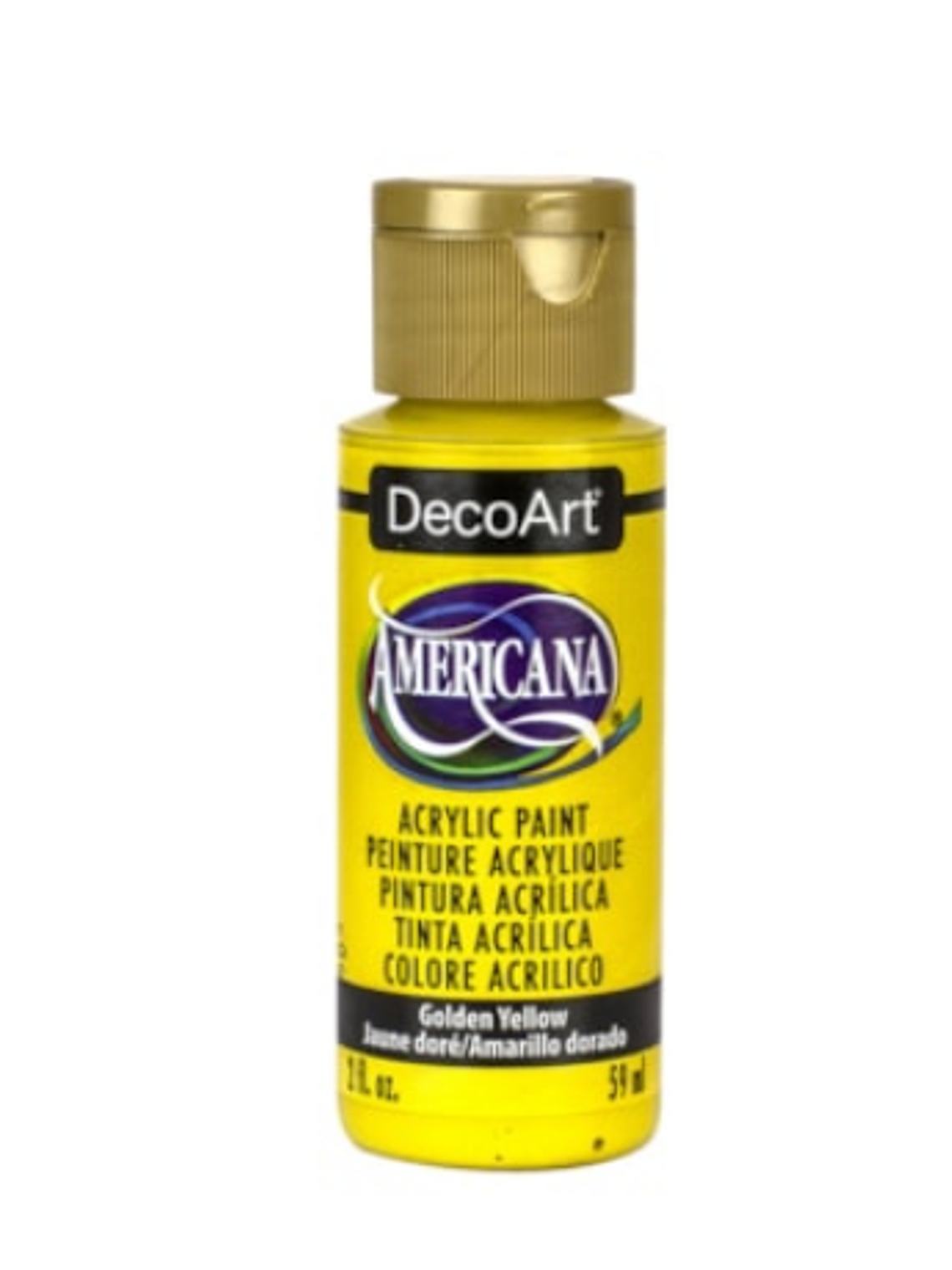 TINTA GOLDEN YELLOW AMERICANA 1