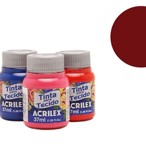 TINTA TECIDO VERMELHO PROFUNDO 