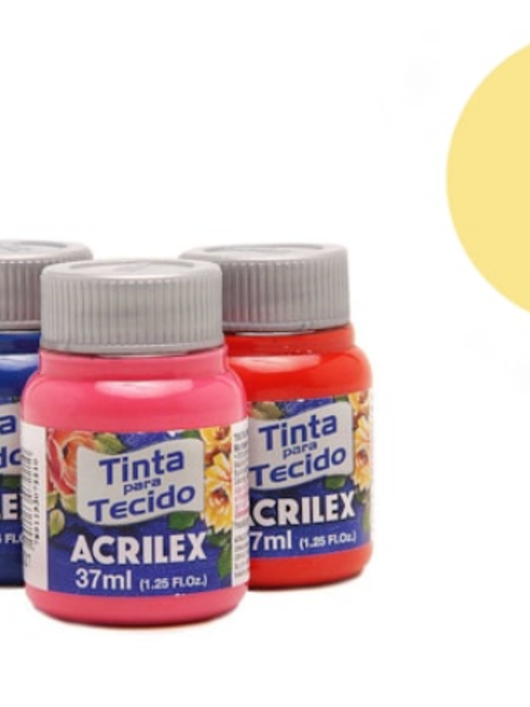 TINTA TECIDO AMARELO CANARIO  1