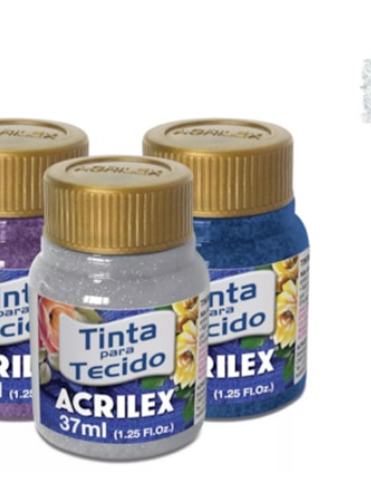 TINTA TECIDO GLITTER CRISTAL  1