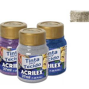 TINTA TECIDO GLITTER  AMARELO