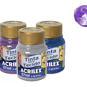 TINTA TECIDO GLITTER VIOLETA