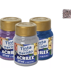 TINTA TECIDO GLITTER COBRE 