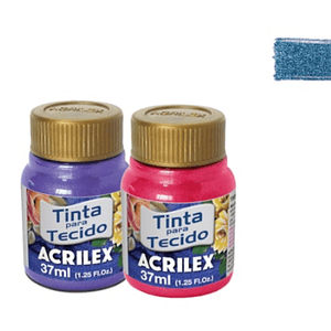 TINTA TECIDO METALICA AZUL MAR