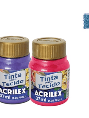 TINTA TECIDO METALICA AZUL MAR