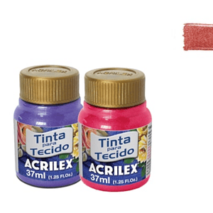 TINTA TECIDO METALICA VERMELHO FOGO