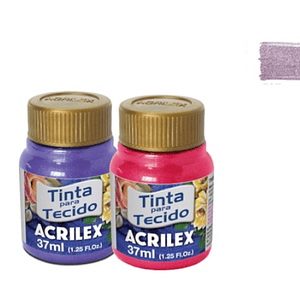 TINTA TECIDO METALICA ROSA 
