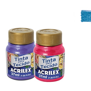 TINTA TECIDO METALICA AZUL 