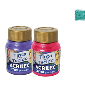 TINTA TECIDO METALICA VERDE 