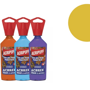 TINTA TECIDO ACRIPUFF AMARELO OURO 