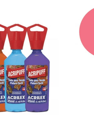 TINTA TECIDO ACRIPUFF ROSA CHA 