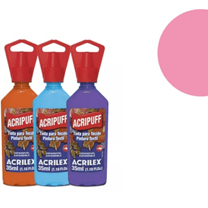 TINTA TECIDO ACRIPUFF ROSA 