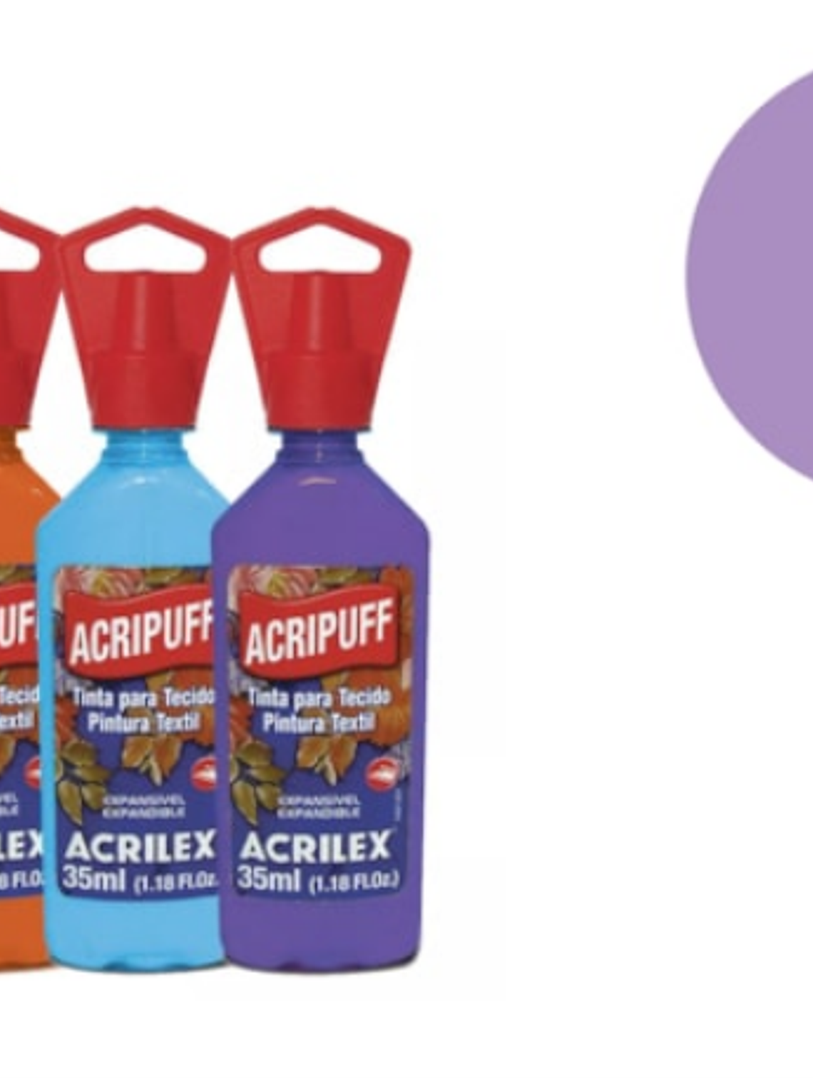 TINTA TECIDO ACRIPUFF LILAS  1