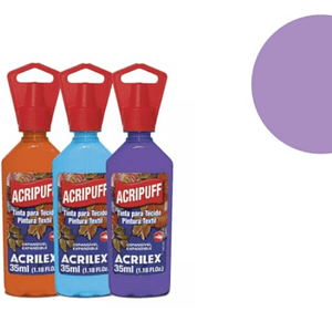 TINTA TECIDO ACRIPUFF LILAS 