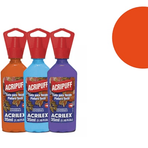 TINTA TECIDO ACRIPUFF LARANJA 