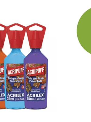 TINTA TECIDO ACRIPUFF VERDE PISTACHE