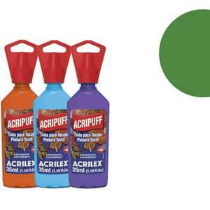 TINTA TECIDO ACRIPUFF VERDE ABACATE