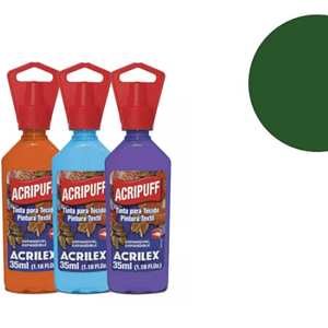 TINTA TECIDO ACRIPUFF VERDE MUSGO