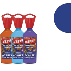 TINTA TECIDO ACRIPUFF AZUL COBALTO 