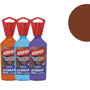 TINTA TECIDO ACRIPUFF MARRON 