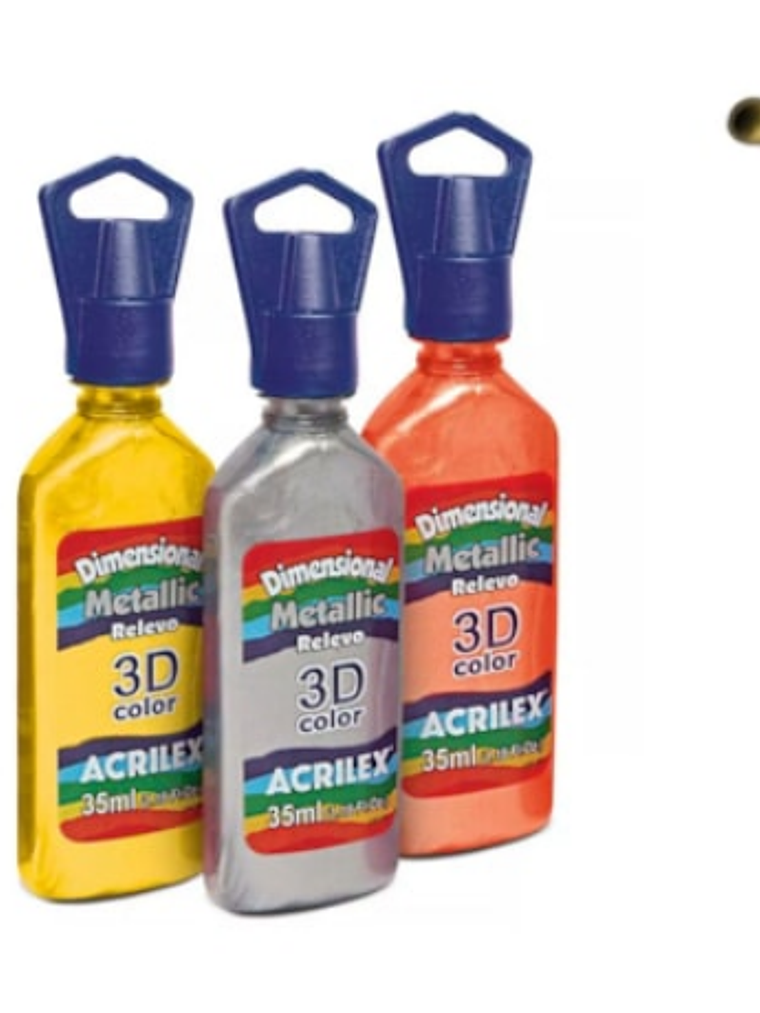 DIMENSIONAL 3D COLOR METALLIC BRONZE 1