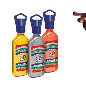 DIMENSIONAL 3D C. METALLIC COBRE