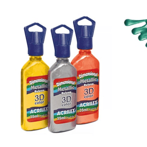 DIMENSIONAL 3D C. METALLIC VERDE F