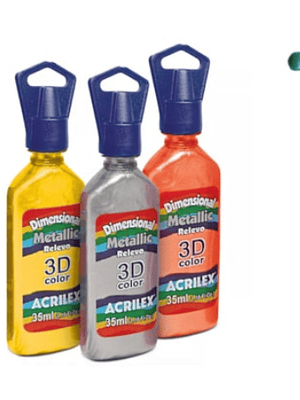 DIMENSIONAL 3D C. METALLIC VERDE F