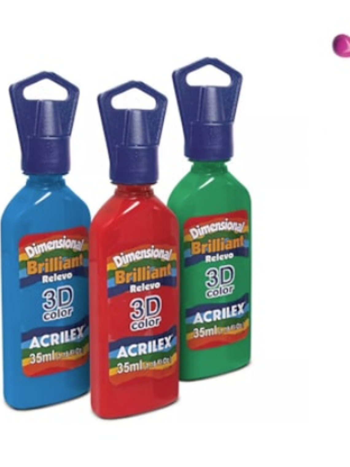 DIMENSIONAL 3D BRILH. FUSCHIA 1