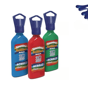 DIMENSIONAL 3D BRILH. AZUL TURQUESA